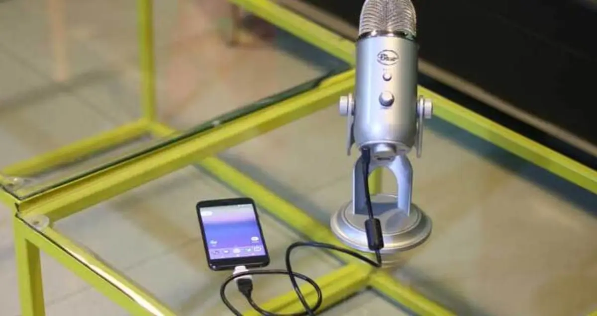 how to use external mic with android